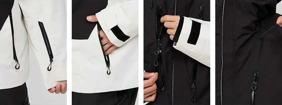 ski apparel detail